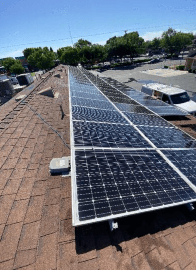 Solar Panel Cleaning — after