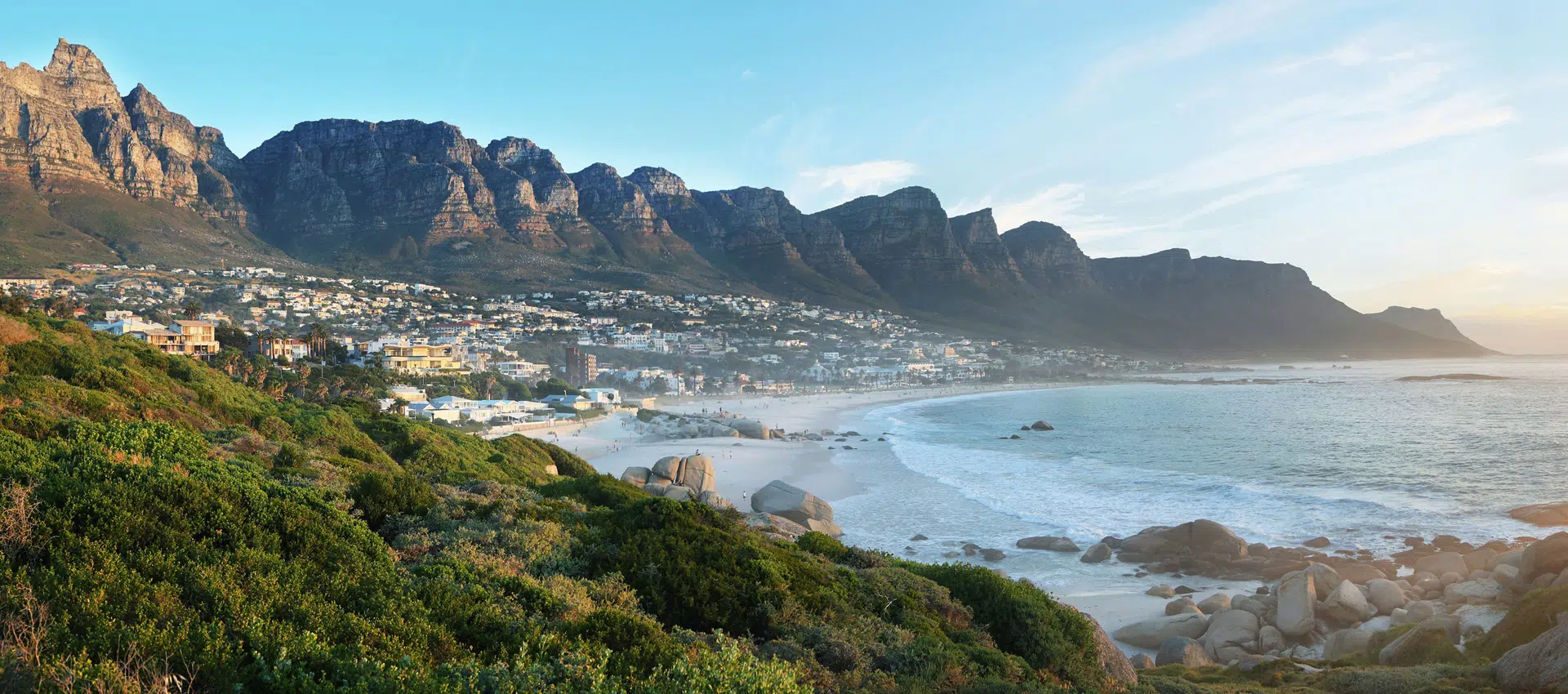 Atlantic Seaboard – Camps Bay beach with Lion's Head in the background